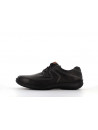 basket en cuir noir